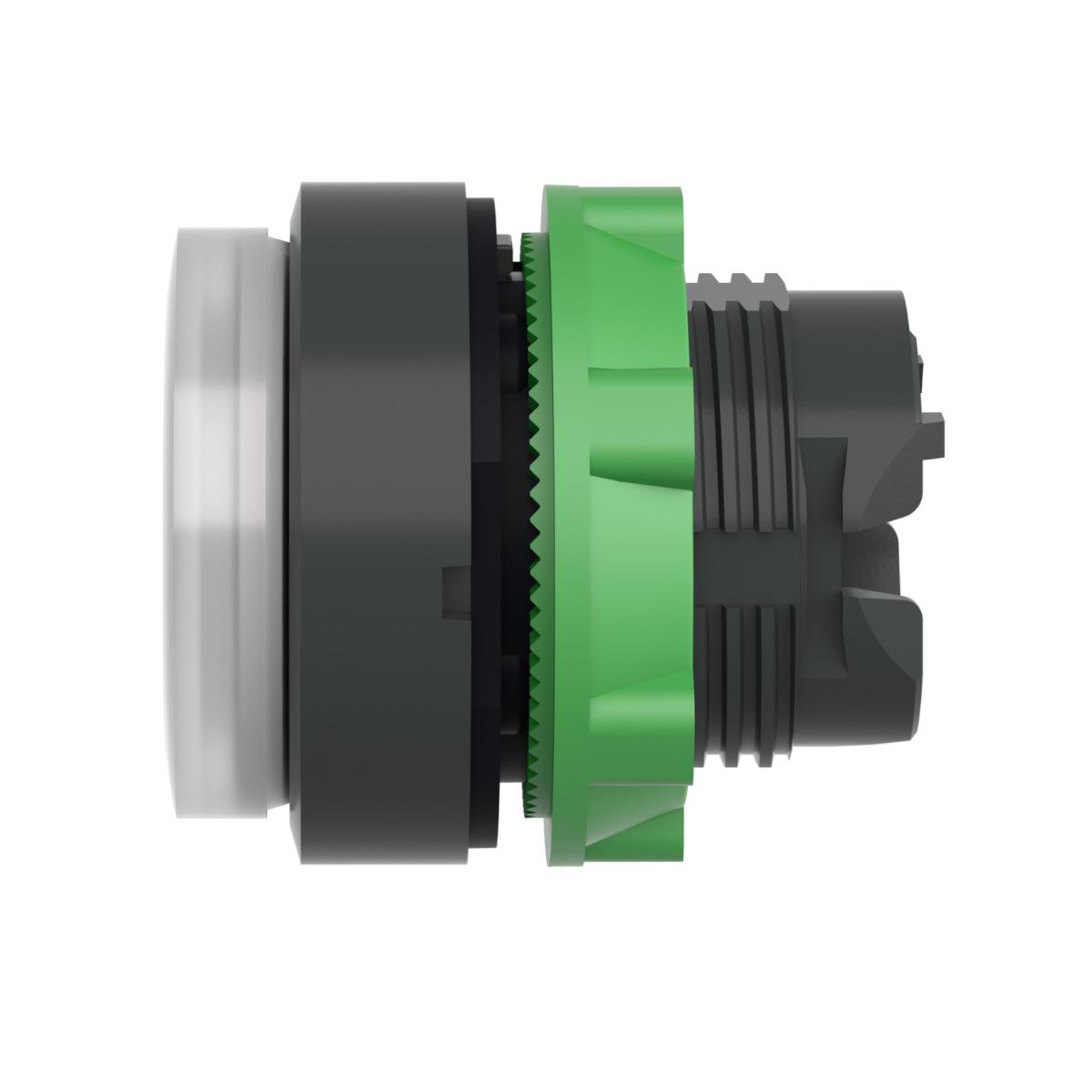 ILLUM P/BUTTON OPER PROJECT LED WHT 22mm