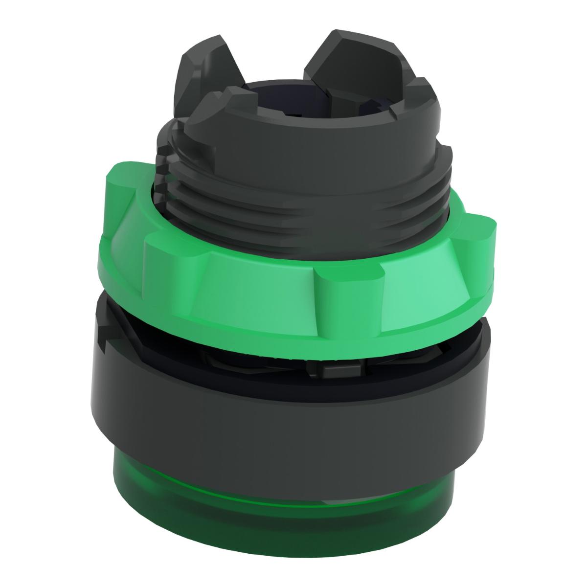 ILLUM P/BUTTON OPER PROJECT LED GRN 22mm