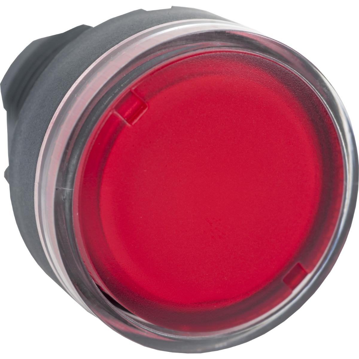 ILLUM P/BUTTON OPER FLUSH BA9S RED 22mm