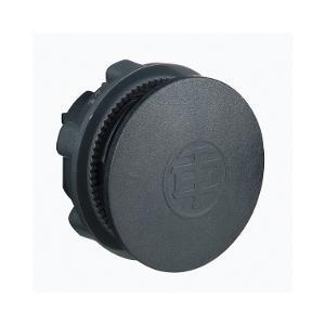 BLANKING PLUG PLASTIC ROUND BLACK 22mm