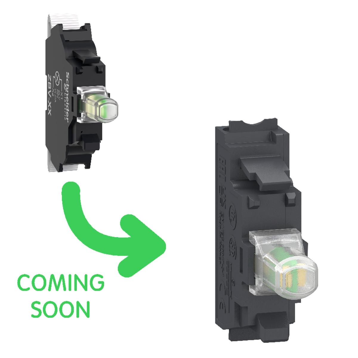 LIGHT BLOCK STEADY LED 24V AC/DC WHITE