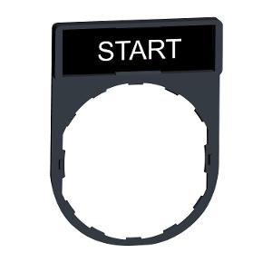LEGEND PLATE START 30X40MM LEGEND PLATE START 30X40MM
