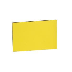 LEGEND PLATE BLANK YELLOW 18 X 27mm LEGEND PLATE BLANK YELLOW 18 X 27mm
