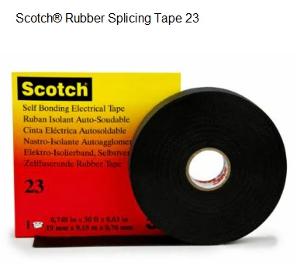 RUBBER SPLICING TAPE 19mm X 9M BLACK