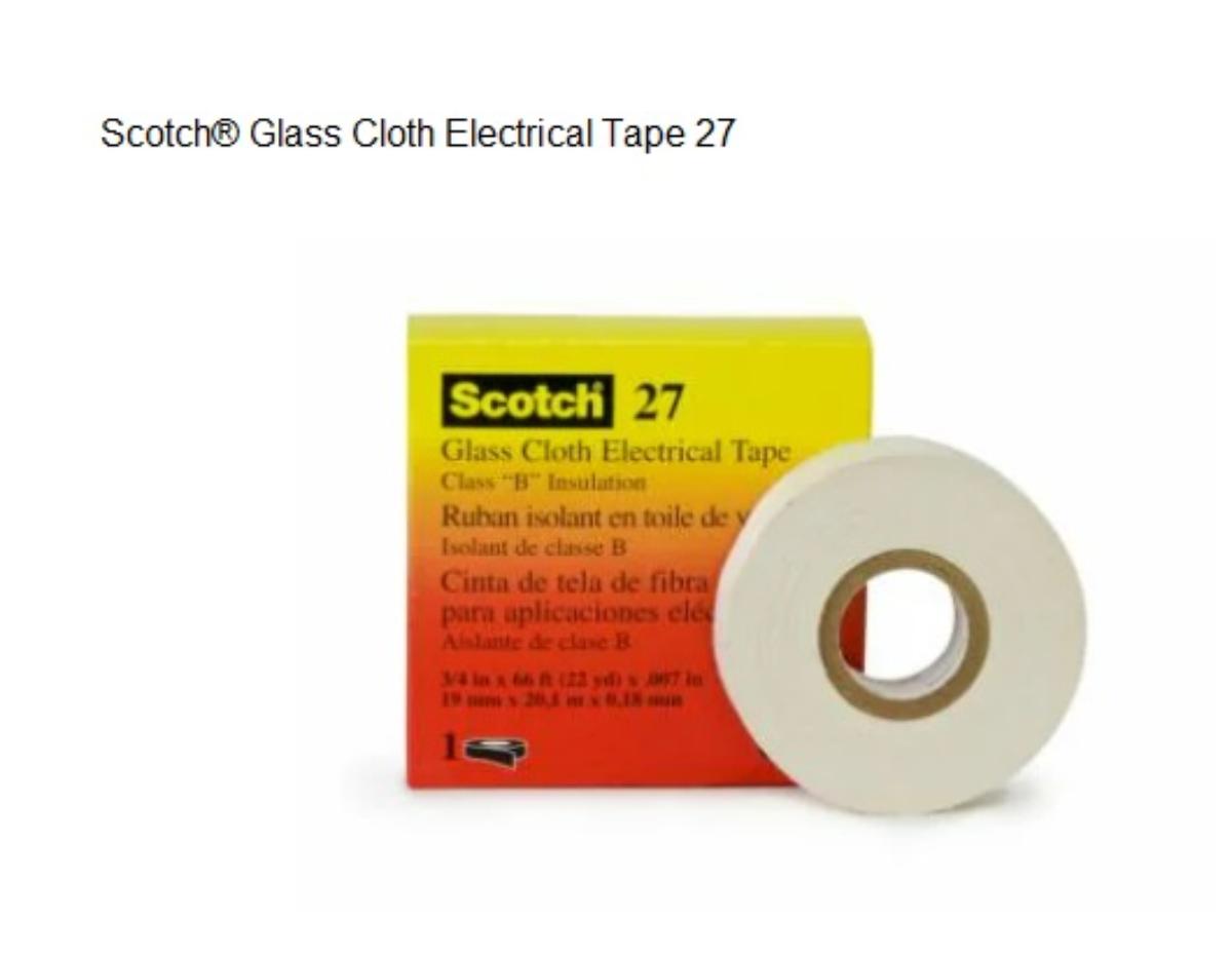 GLASS CLOTH TAPE 12mm x 20M WHITE