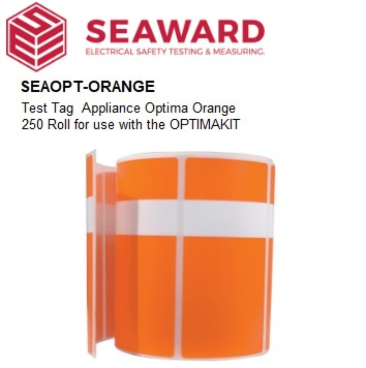TEST TAG ROLL ORANGE OPTIMA 250 TAGS