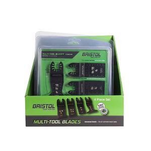 BRISTOL 4 PIECE MULTITOOL BLADE SET WITH BRISTOL 4 PIECE MULTITOOL BLADE SET WITH