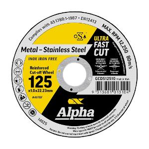 S/S CUTTING DISC 125mm X 1.0mm S/S CUTTING DISC 125mm X 1.0mm