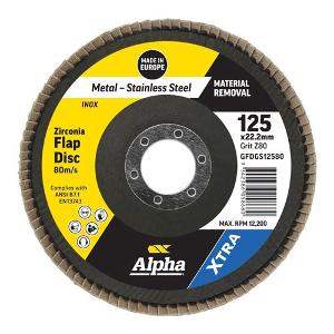 S/S FLAP DISC 125mm X ZK80 S/S FLAP DISC 125mm X ZK80