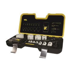 ELECTRICIANS HOLESAW KIT 19PCE WHT POINT ELECTRICIANS HOLESAW KIT 19PCE WHT POINT