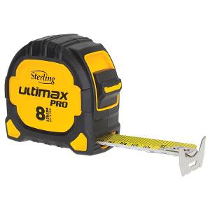 STERLING ULTIMAX PRO TAPE MEASURE 8M MET