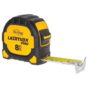 STERLING ULTIMAX PRO TAPE MEASURE 8M MET STERLING ULTIMAX PRO TAPE MEASURE 8M MET