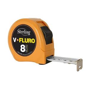 V-FORCE FLURO TAPE MEASURE  8M X 25mm V-FORCE FLURO TAPE MEASURE  8M X 25mm