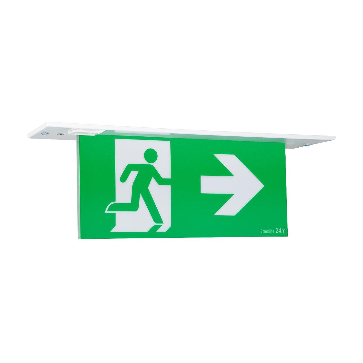 NEXUS RF LED EM EXIT PLAT EDGELIT RECESS