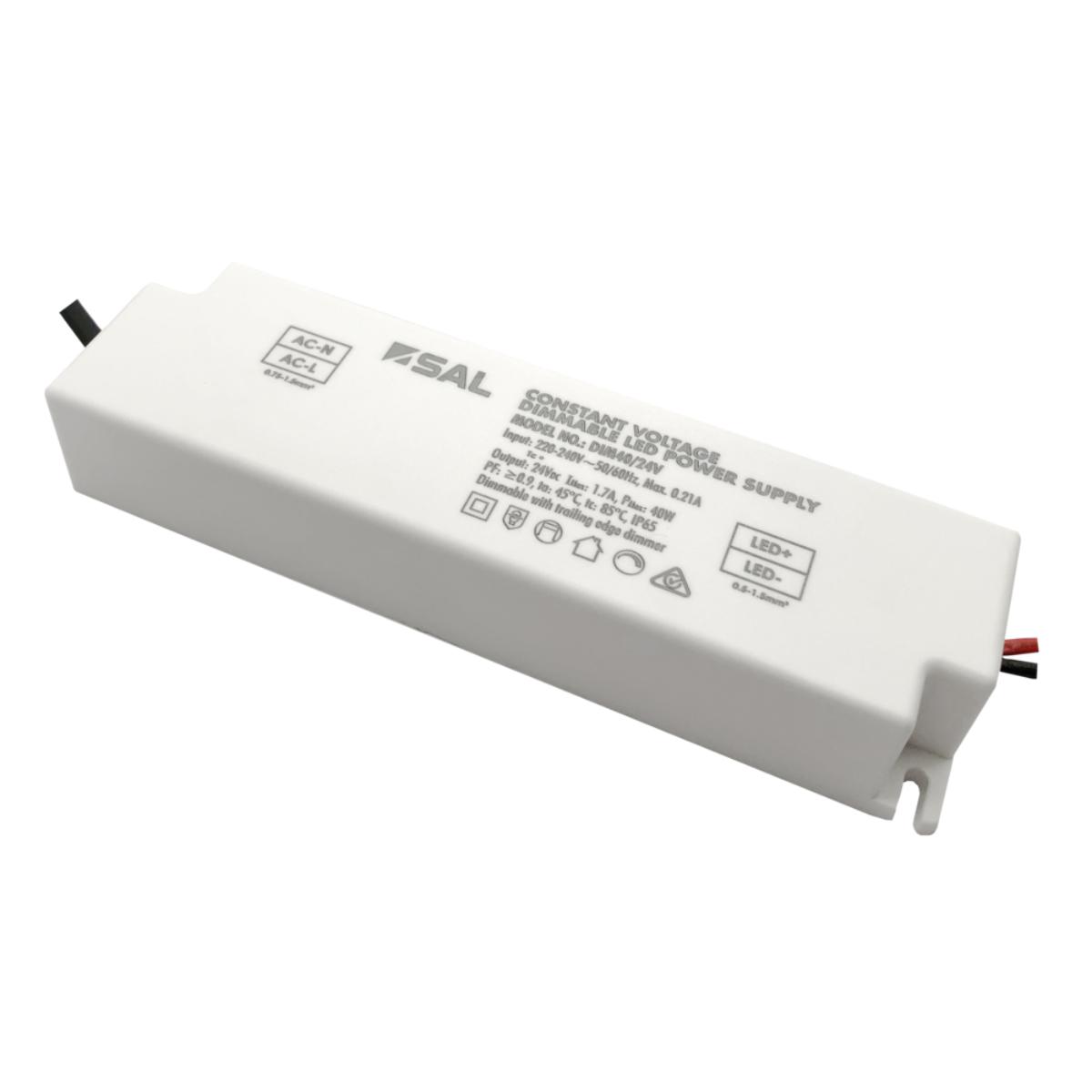 LED DRIVER W/P C/V 240/24VDC 40W IP65