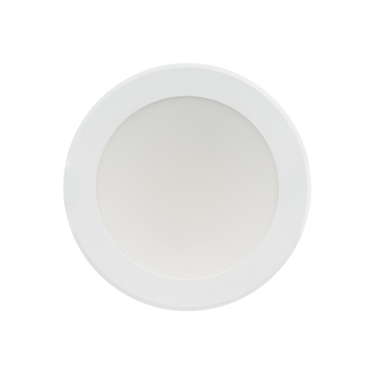 LED D/LIGHT WAVE 12W CCT 125MM C/O WHITE