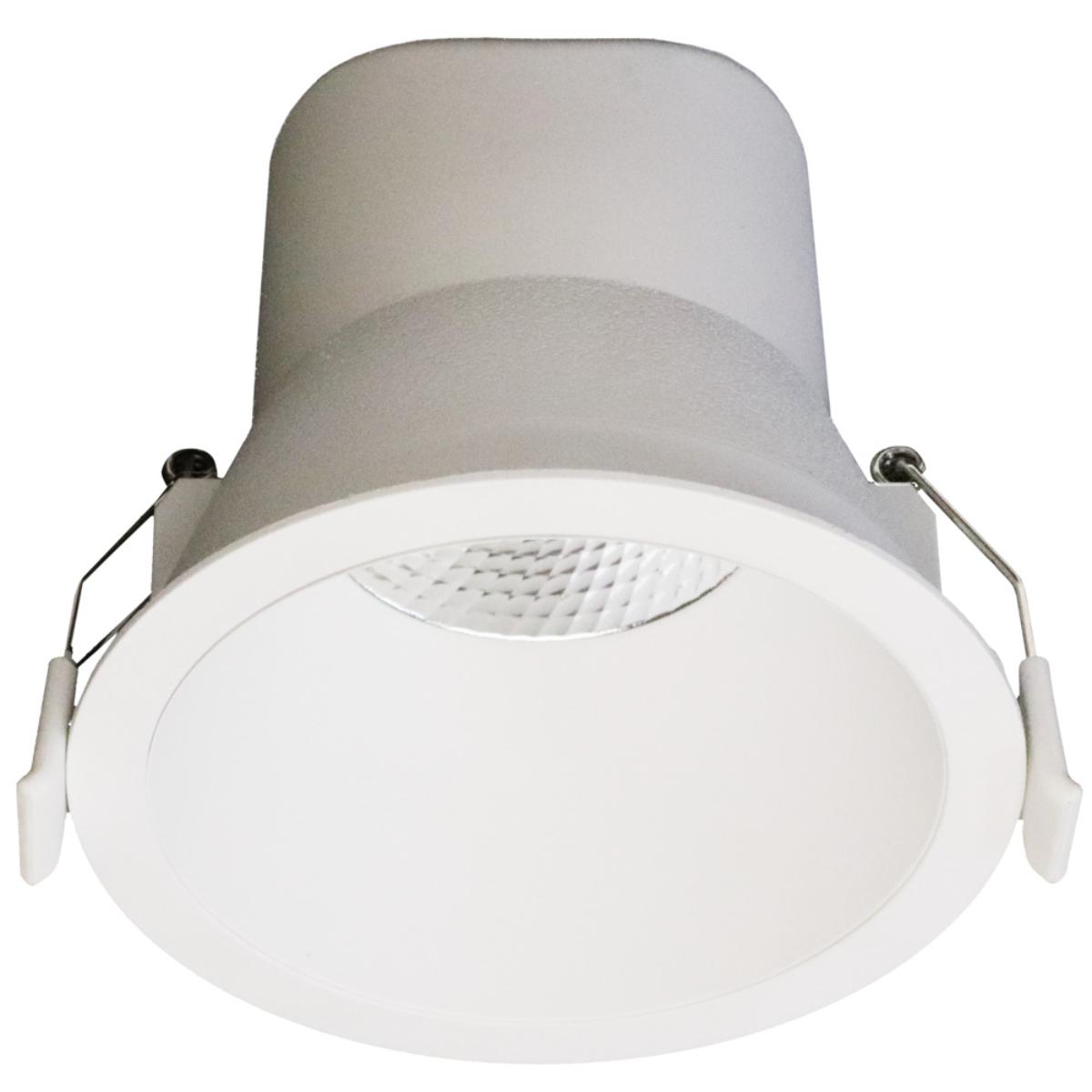 LED D/LIGHT COOLUM + 9W CCT 92MM C/O WHT