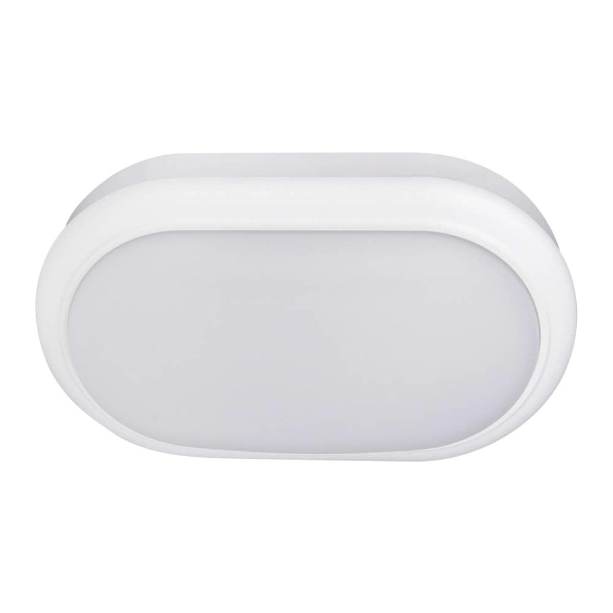 LED BUNKER OVAL 15W CCT IP65 WHITE