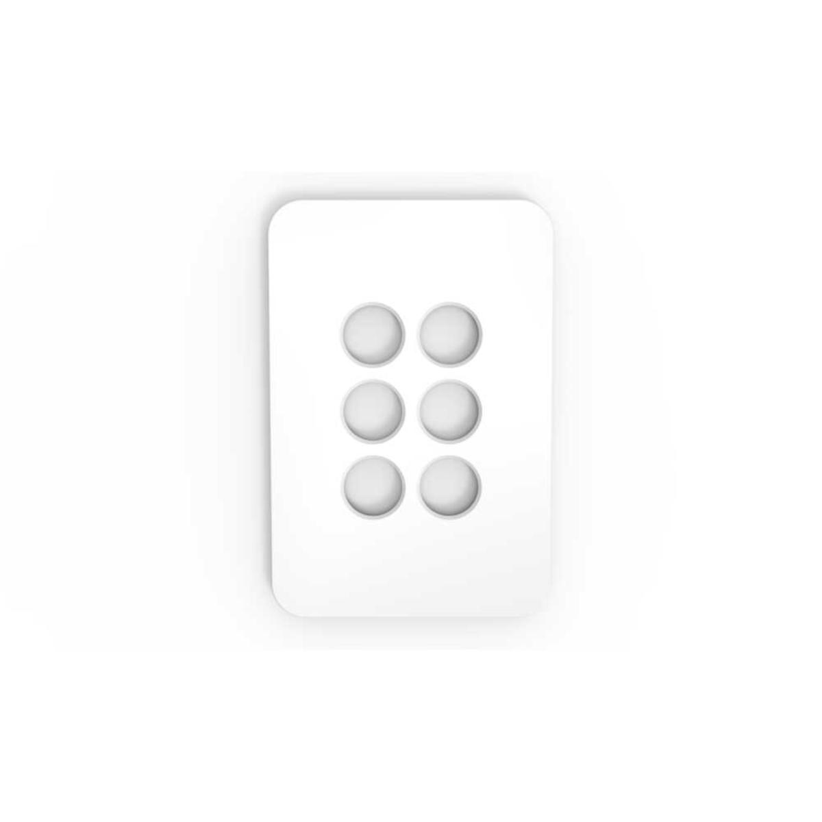 PIXIE AMBIENCE XL FACE PLATE 6G GLOSS WH