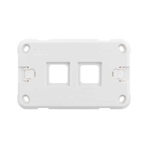 PIXIE WALL PLATE 2G GRID ASSY ONLY WHITE PIXIE WALL PLATE 2G GRID ASSY ONLY WHITE
