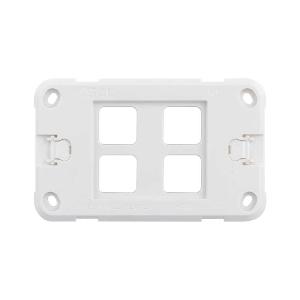 PIXIE WALL PLATE 4G GRID ASSY ONLY WHITE