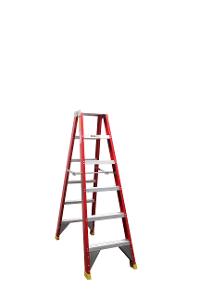 FIBREGLASS DBL SIDED STEP LADDER 1.8M