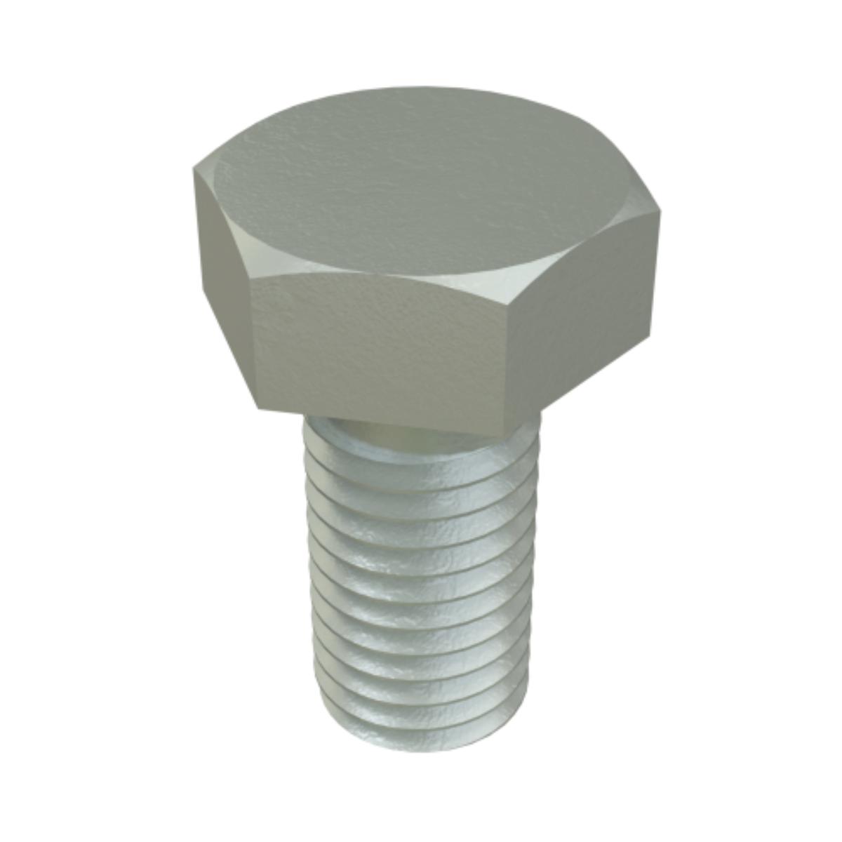 HEX HEAD BOLT M8X40MM HDG