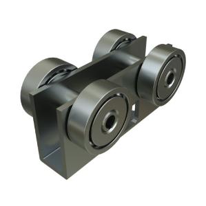 TROLLEY ASSEMBLY 4 WHEEL ZINC PLATED TROLLEY ASSEMBLY 4 WHEEL ZINC PLATED
