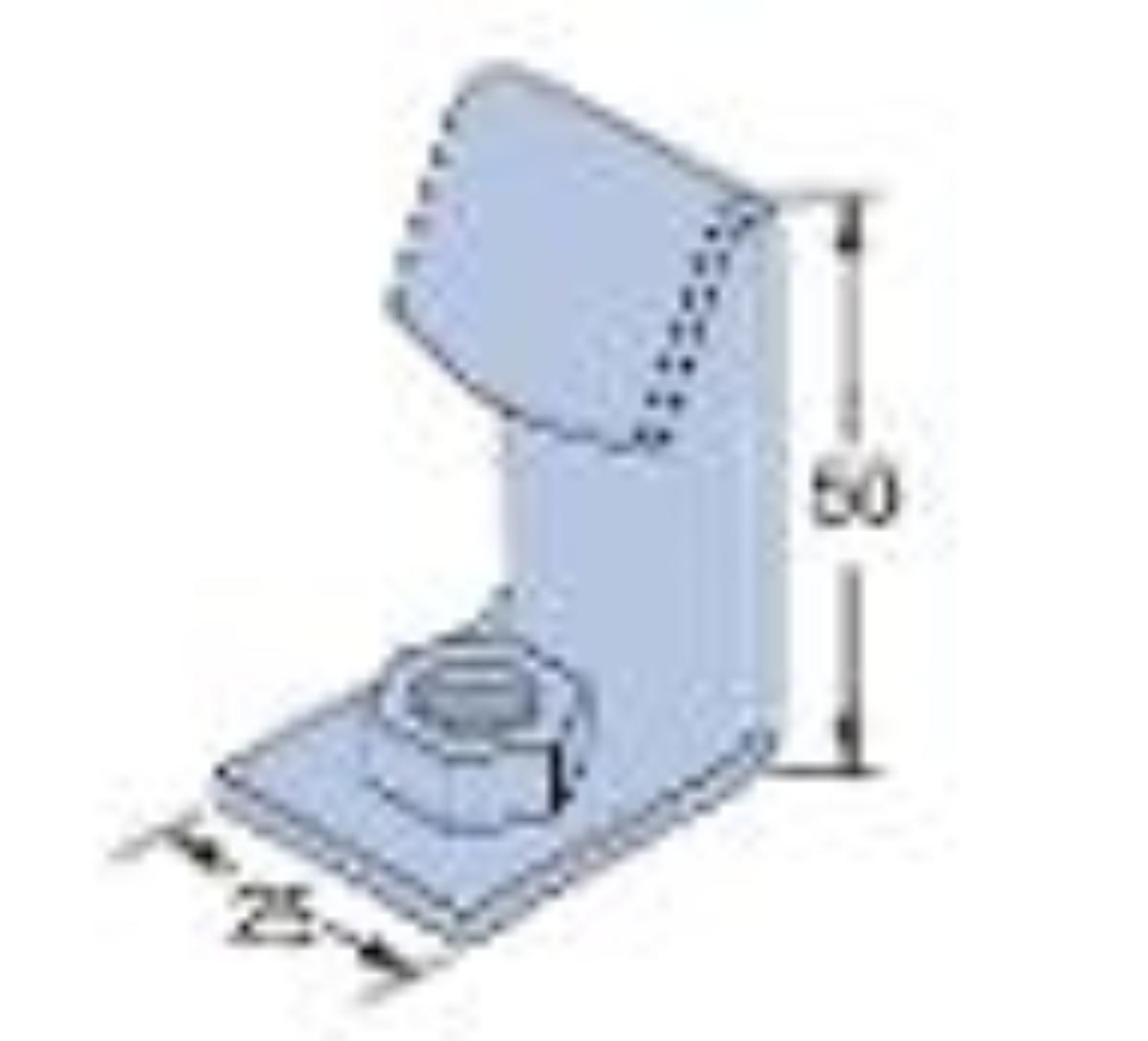 PURLIN CLIP M10 25W 3T ZP