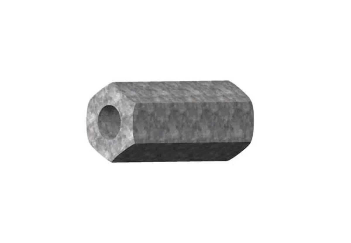 THREADED ROD COUPLER M12 HDG