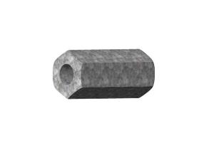 THREADED ROD COUPLER M12 HDG THREADED ROD COUPLER M12 HDG