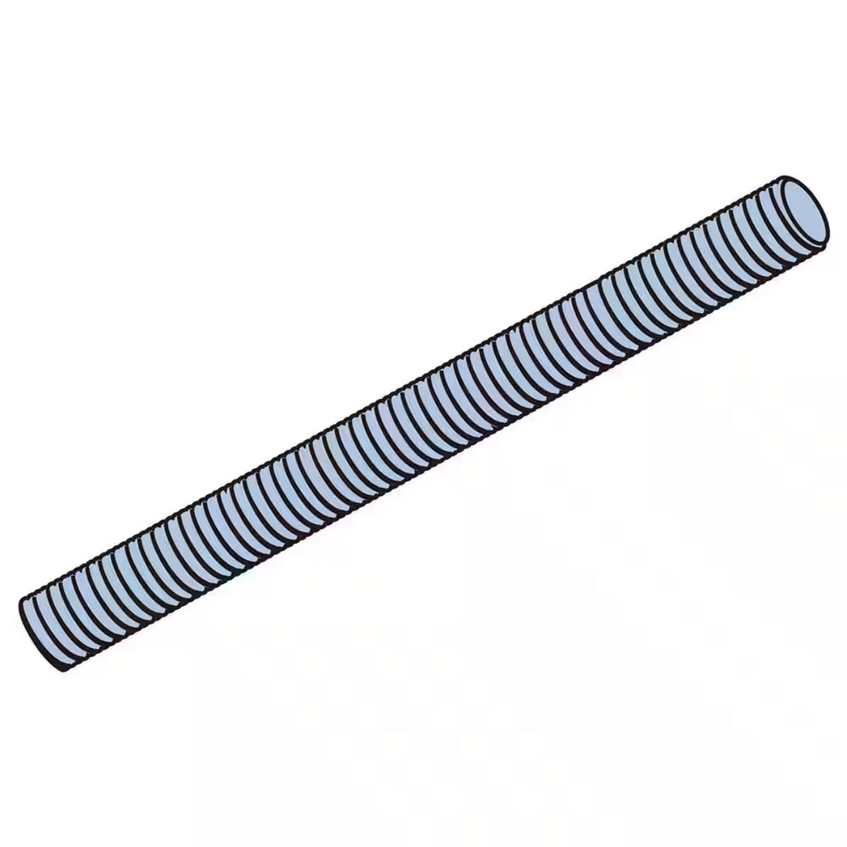 THREADED ROD M6 3MTR 316 S/S