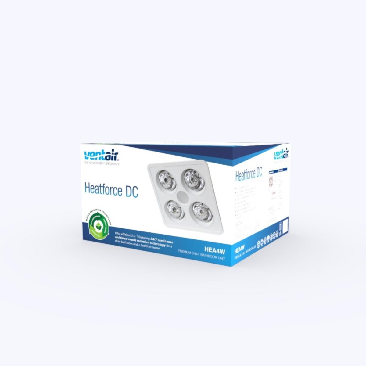 HEATFORCE DC - 4 HEAT DC BATHROOM 3IN1 2