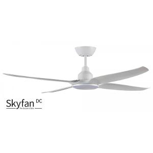 C/FAN SKYFAN 4 56IN 1400MM 4BL DC+LEDWHT