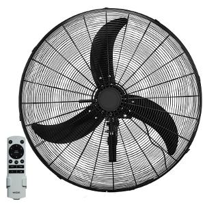 OSCILLATING WALL FAN DC 750MM+REM BLK