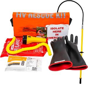HIGH VOLTAGE RESCUE KIT CLASS 1 7.5KV - HIGH VOLTAGE RESCUE KIT CLASS 1 7.5KV -