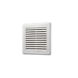 FIXED GRILLE SQUARE 125MM WHITE