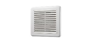 FIXED GRILLE SQUARE 150MM WHITE