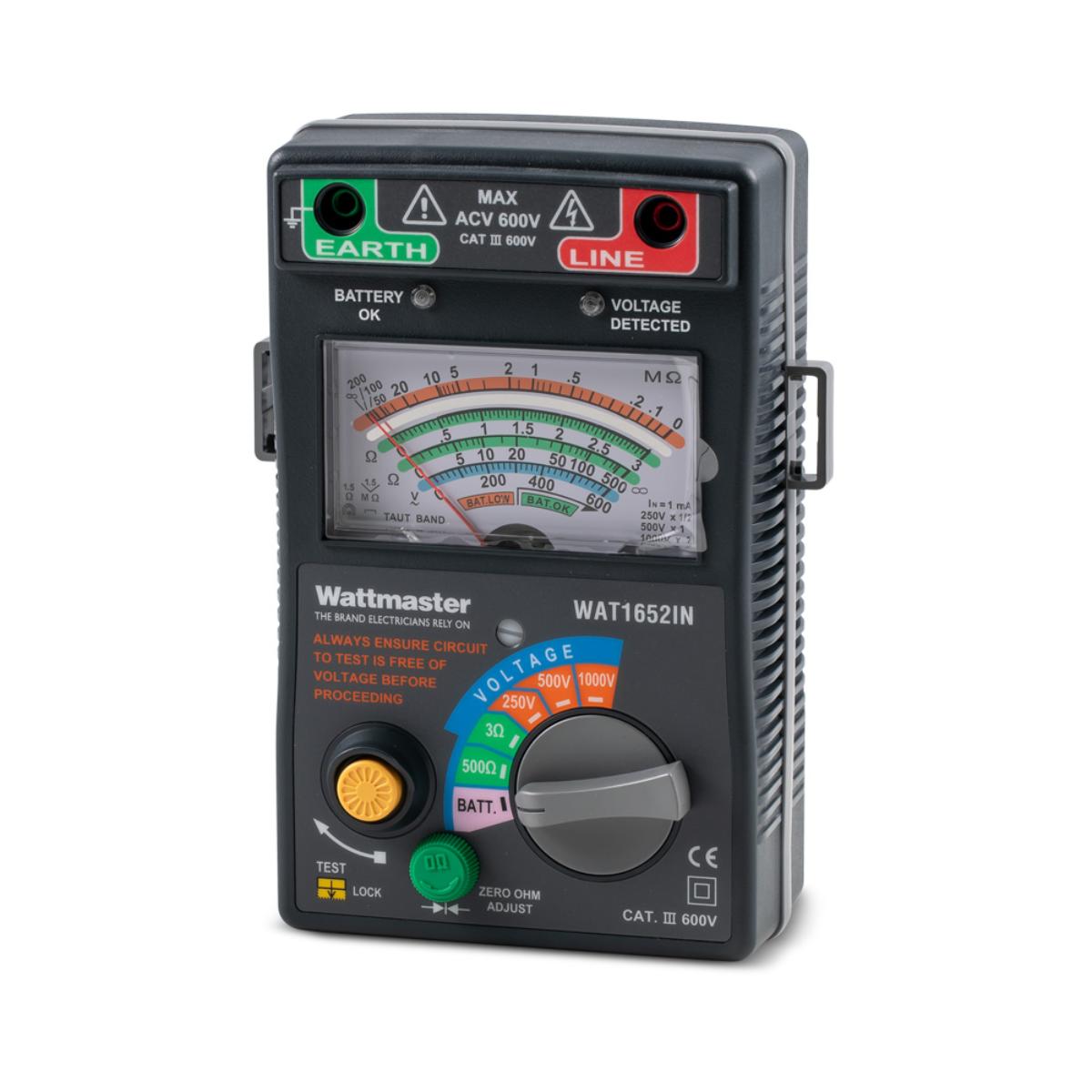 ANALOGUE INSULATION TESTER 1000V MEGGER