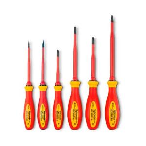 SLIMLINE SCREWDRIVER SET 1000V VDE 6PCE SLIMLINE SCREWDRIVER SET 1000V VDE 6PCE
