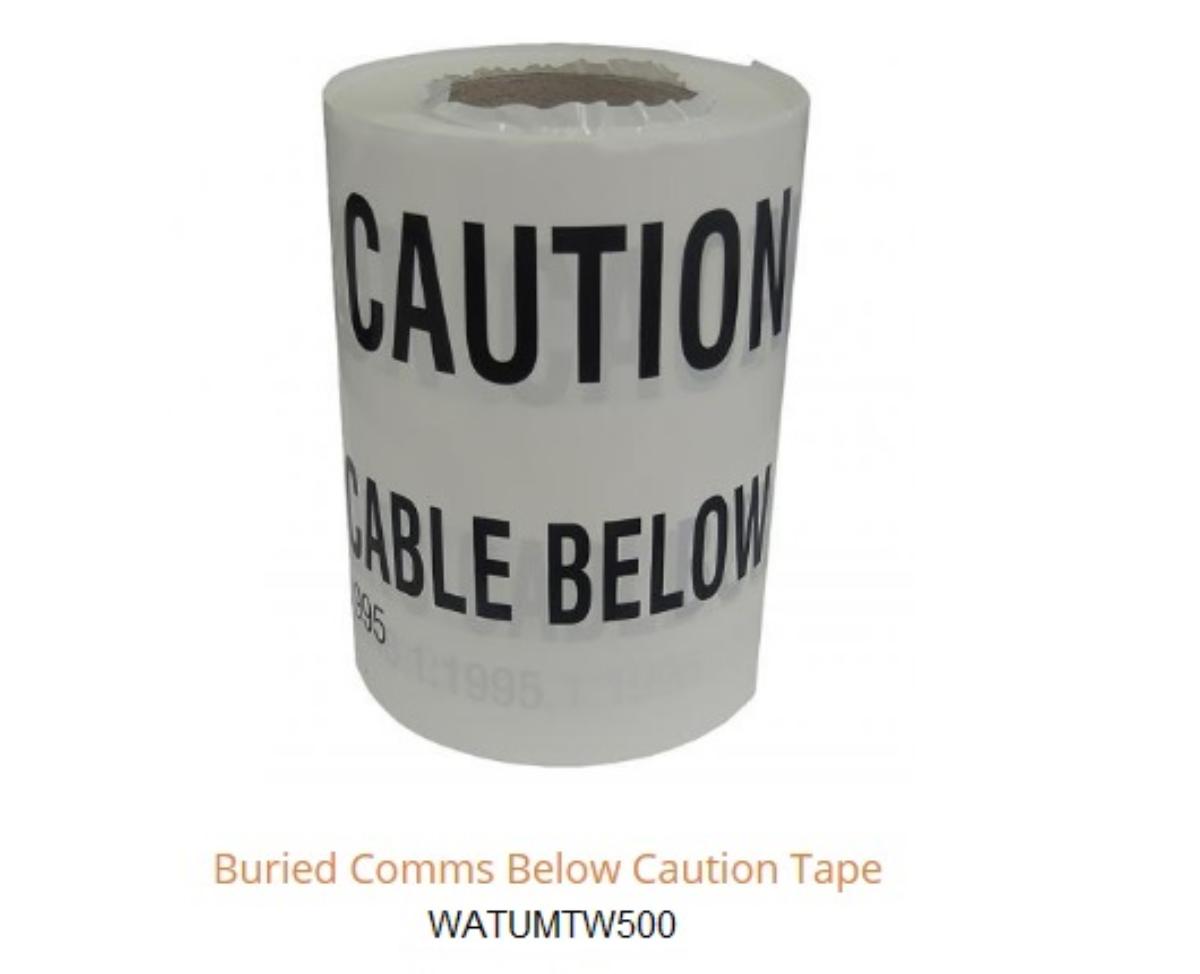 UNDERGROUND MARKING TAPE COMM 150mm 500M