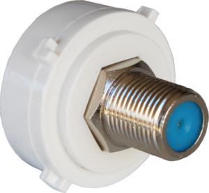 TV MECH 75OHM F TYPE 3GHZ MATT WHITE TV MECH 75OHM F TYPE 3GHZ MATT WHITE