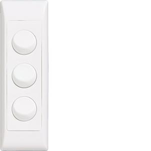 PREMIERE ARCH SWITCH 16A 2WAY 3G VERT WH