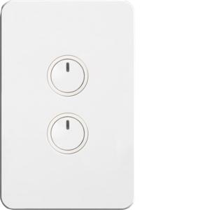 SILHOUETTE ELECTRONIC P/B SWITCH 2G VERT SILHOUETTE ELECTRONIC P/B SWITCH 2G VERT