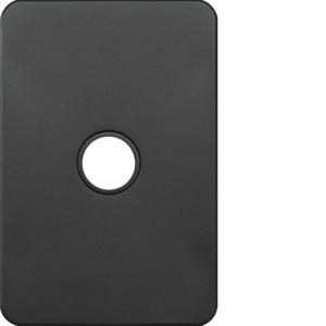 SILHOUETTE PLATE & COVER 1G MATT BLACK SILHOUETTE PLATE & COVER 1G MATT BLACK