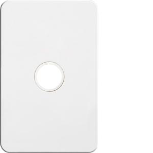 SILHOUETTE PLATE & COVER 1G WHITE SILHOUETTE PLATE & COVER 1G WHITE