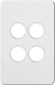 SILHOUETTE PLATE & COVER 4G MATT WHITE SILHOUETTE PLATE & COVER 4G MATT WHITE