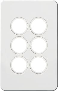 SILHOUETTE PLATE & COVER 6G MATT WHITE SILHOUETTE PLATE & COVER 6G MATT WHITE
