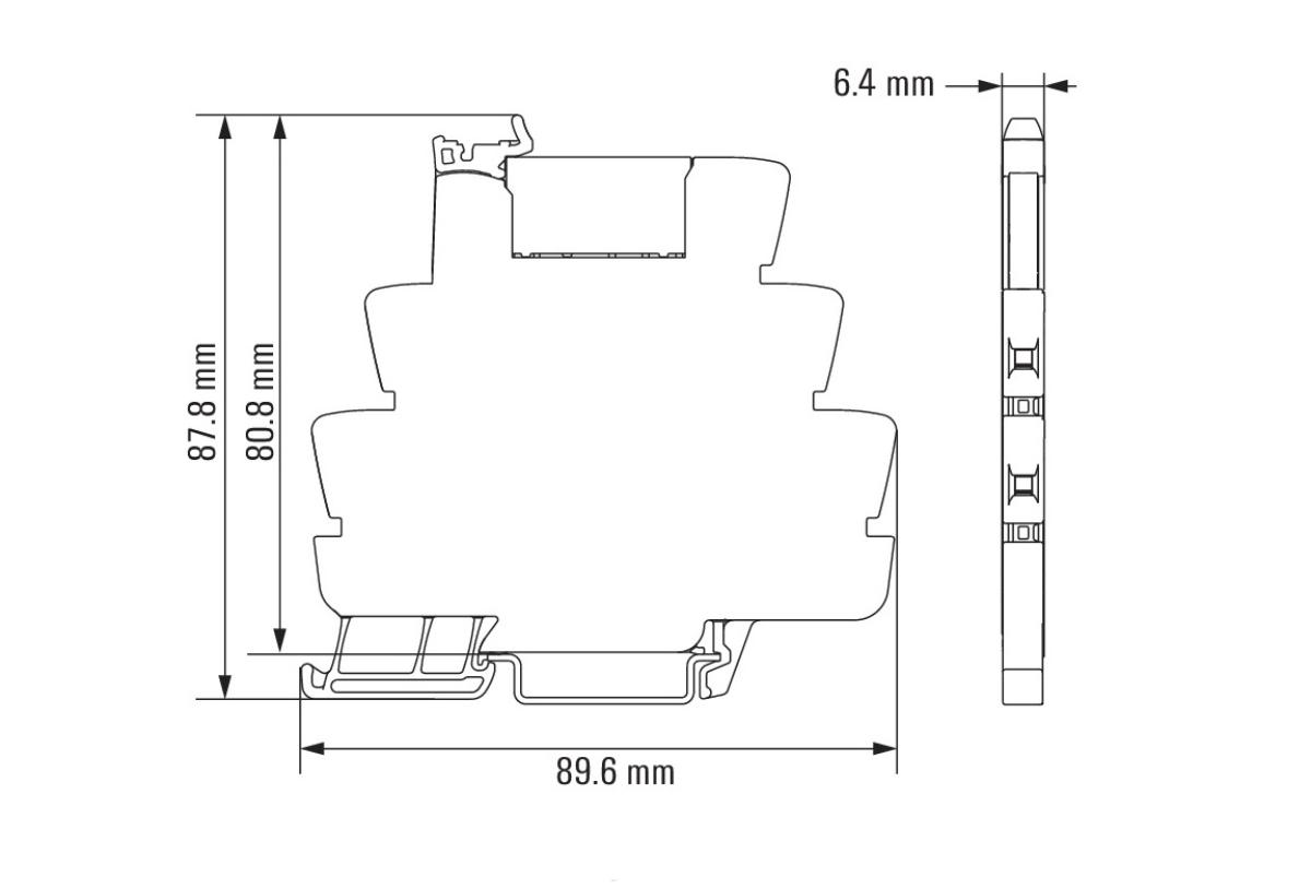 RELAY TERMINAL TRS 24VDC 1 CO