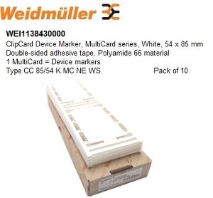 CC 85/54 K MC WHITE 10/BOX CC 85/54 K MC WHITE 10/BOX